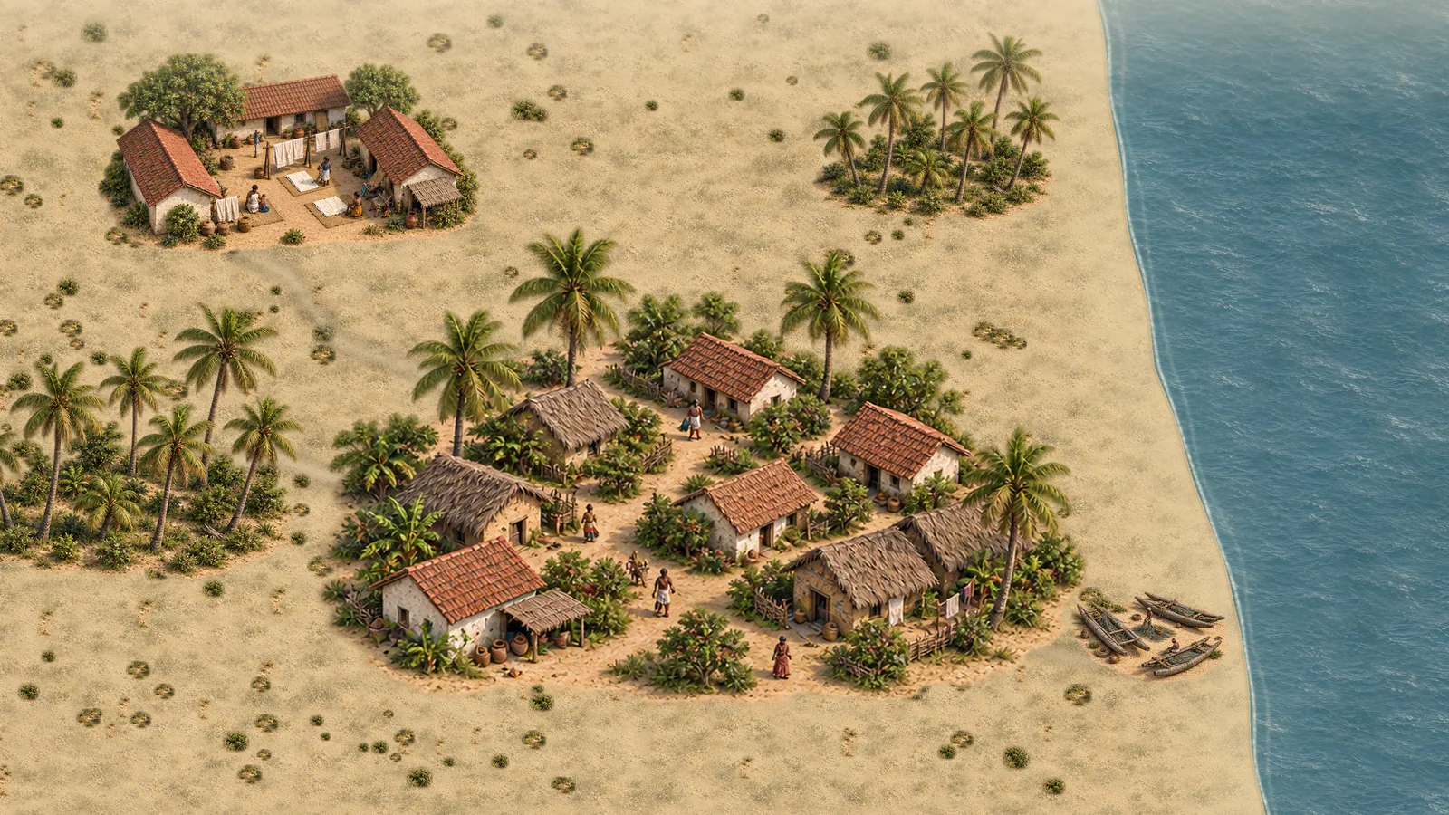 LOOK001, the tactile coastal miniature. Two component calls, a few cents. It became the visual reference for everything after.